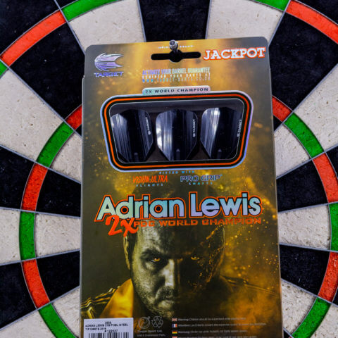 Target - Adrian Lewis Black Pixel Steeldart